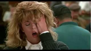 Meg Ryan's fake orgasm from "When Harry Met Sally"
