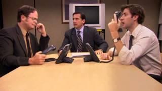 Michael, Jim and Dwight