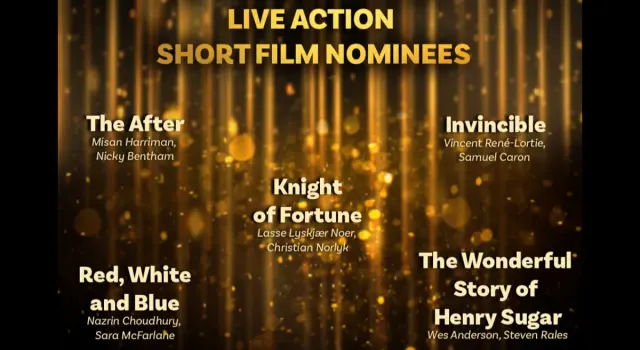 Friday movies - Oscar nominees for Best Live Action Short Film